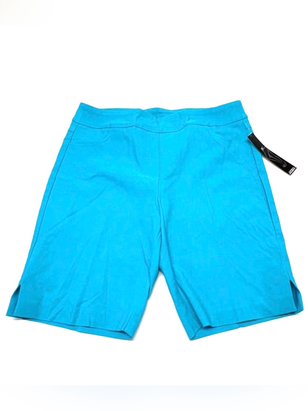 NWR Tribal Bright Turquoise Bermuda Shorts Size 12